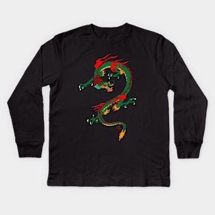 Serpent from the East Kids Long Sleeve T-Shirt